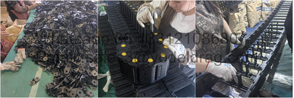 Custom cable carrier ODM assembly line in Yodel factory