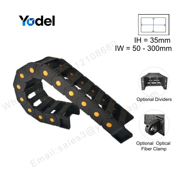 IH 35mm heavy duty bridge cable drag chain