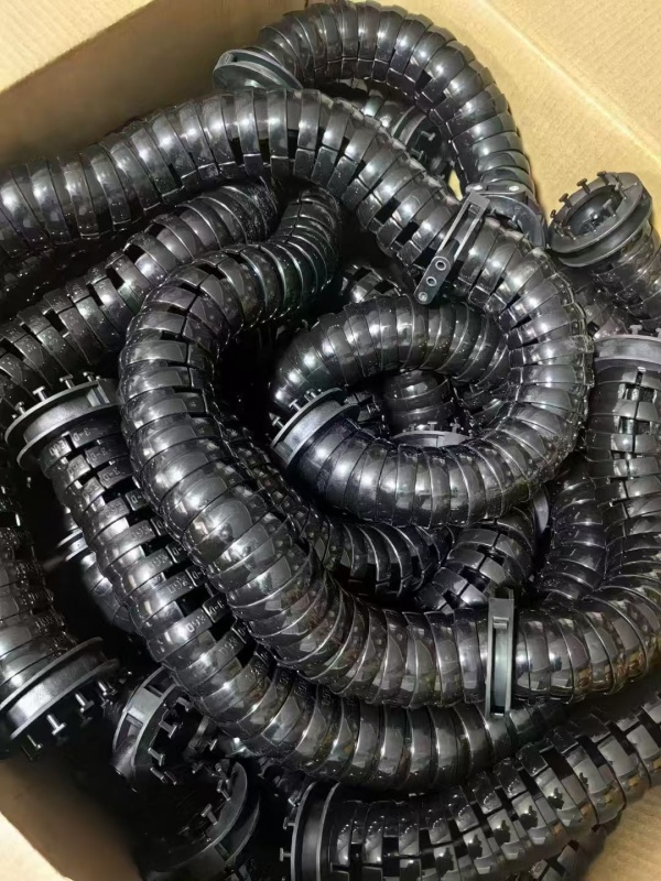 carton packin for robotic cable carriers indsutrial robot dress packs 