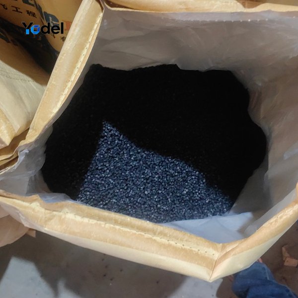 Virgin black PA66 nylon plastic raw material granules for small drag chain production