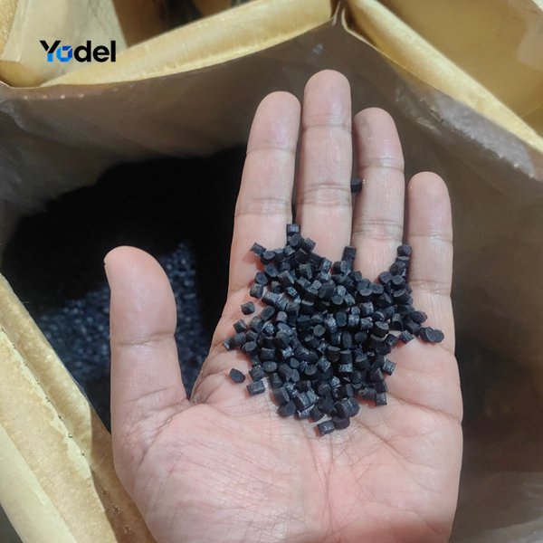 high grade black PA66 virgin raw material granules used for drag chain 45x100 production