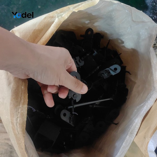 Precision injection molded nylon links and component accessories for 20x50mm drag chain wire carrier
