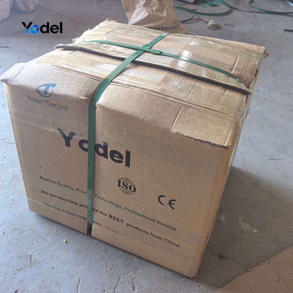 Middle-duty drag chain 25x57 packaged in a reinforced Yodel carton box ready for international shipping