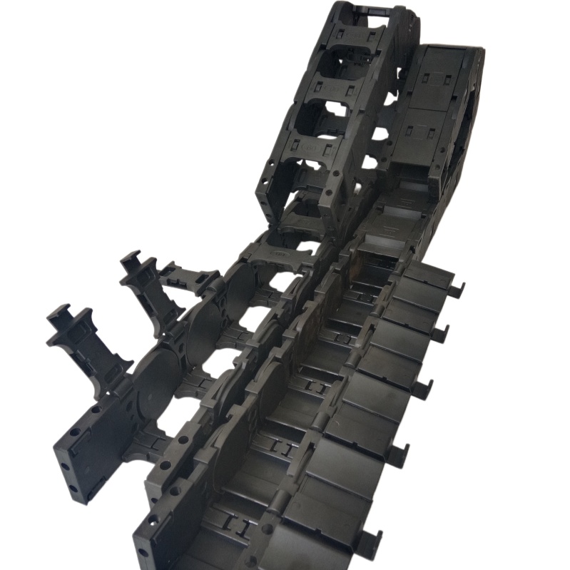 C35mm side opening type of medium load reinforced nylon drag chain 