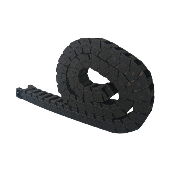 HS18mm Series low vibration cable chain quiet plastic cable carrier for cnc routers 