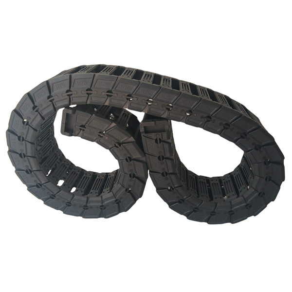 HS25mm Series 25X38 R55 mute cable chain 25x77 silent drag chain for industrial printers 