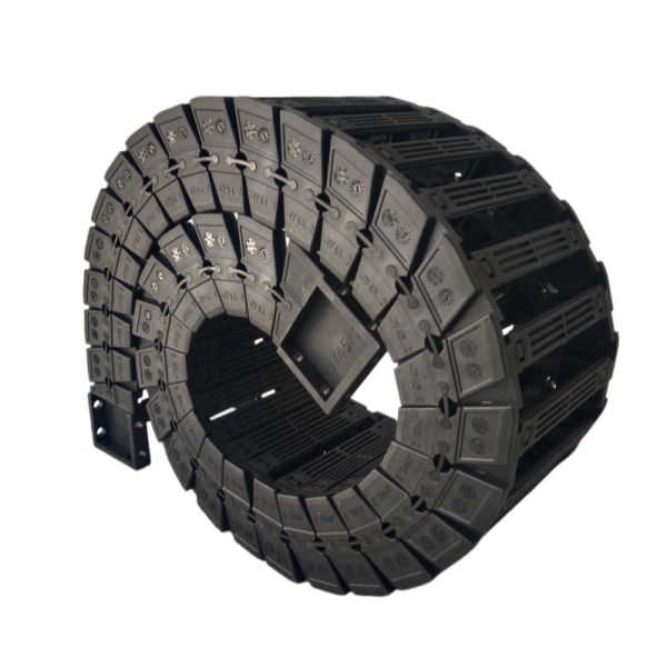 HS45mm JY45 Series low noise nylon tank chain Silent flexible energy chains for Robot 7th Axis Linear Track