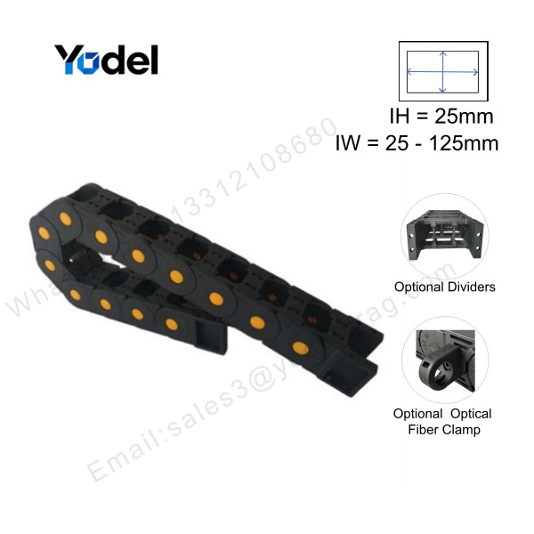 25x38 Cost-effective Nylon Drag Chain Cable Carrier