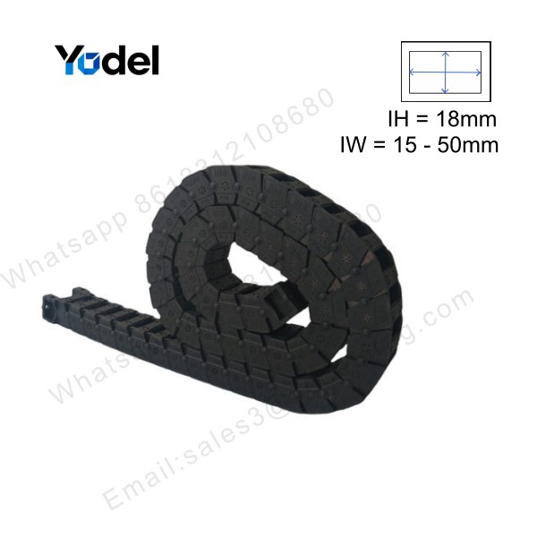 China Drag Chain H18 Series 18x28 Bridge-Type Silent Nylon Cable Carrier