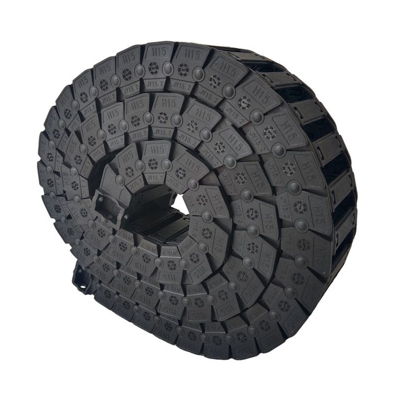HS15mm Series high speed low noise silent cable drag chain 