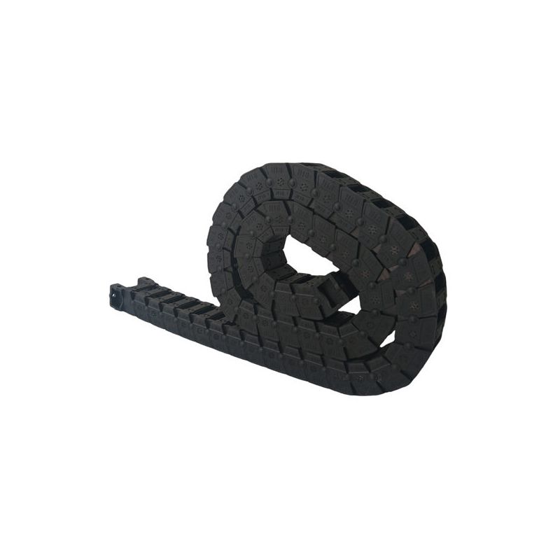 HS18mm Series low vibration cable chain quiet plastic cable carrier for cnc routers 