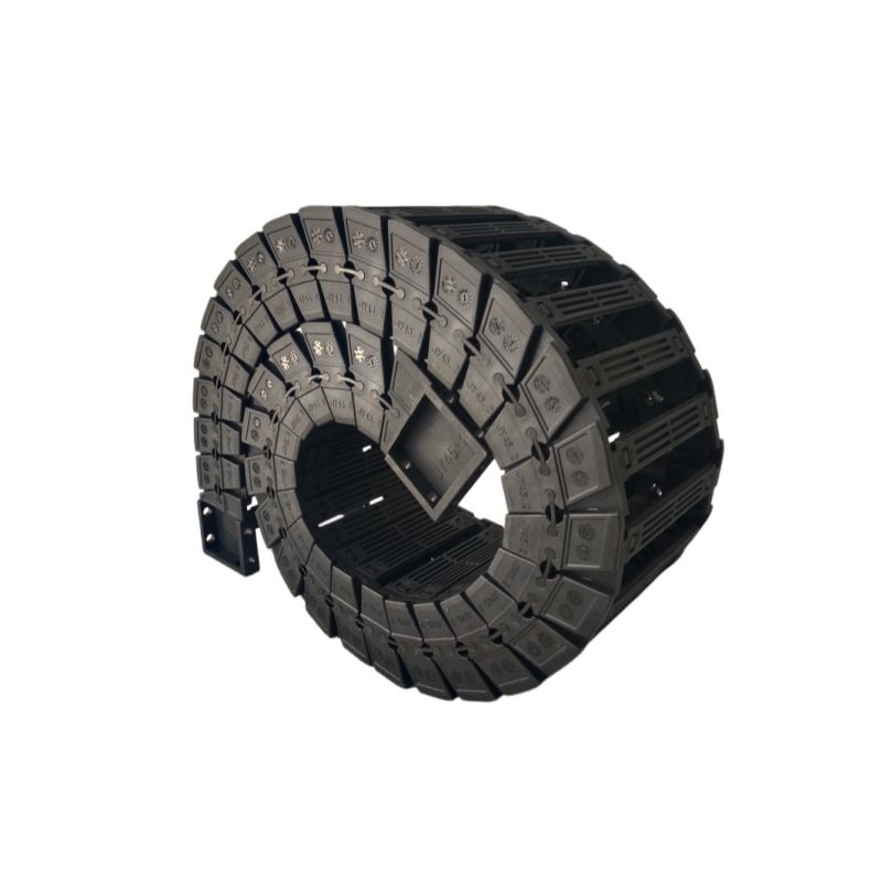 HS45mm JY45 Series low noise nylon tank chain Silent flexible energy chains for Robot 7th Axis Linear Track