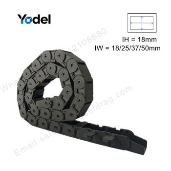 18x37 Side-Openable Nylon Drag Chain for CNC Routers 