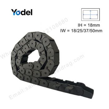 18x37 Side-Openable Nylon Drag Chain Cable Carrier for CNC Routers 