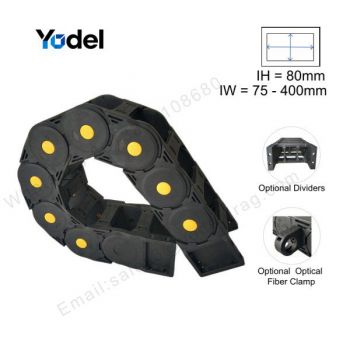 80x300 Cable Track Chain-Heavy-Duty Drag Chains for Gantry & Large CNC Machines