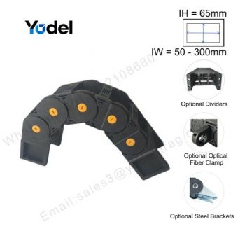 65X200 Heavy-Duty Drag Chain for CNC Cable Management System 