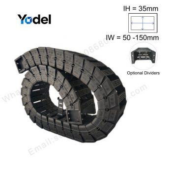 35x50 High Speed Silent Cable Drag Chain Manufacturer Yodel