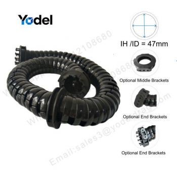 47mm Flexible Cable Carrier YDLE50 3D Side-Opening Robotic Cable Track for Sale
